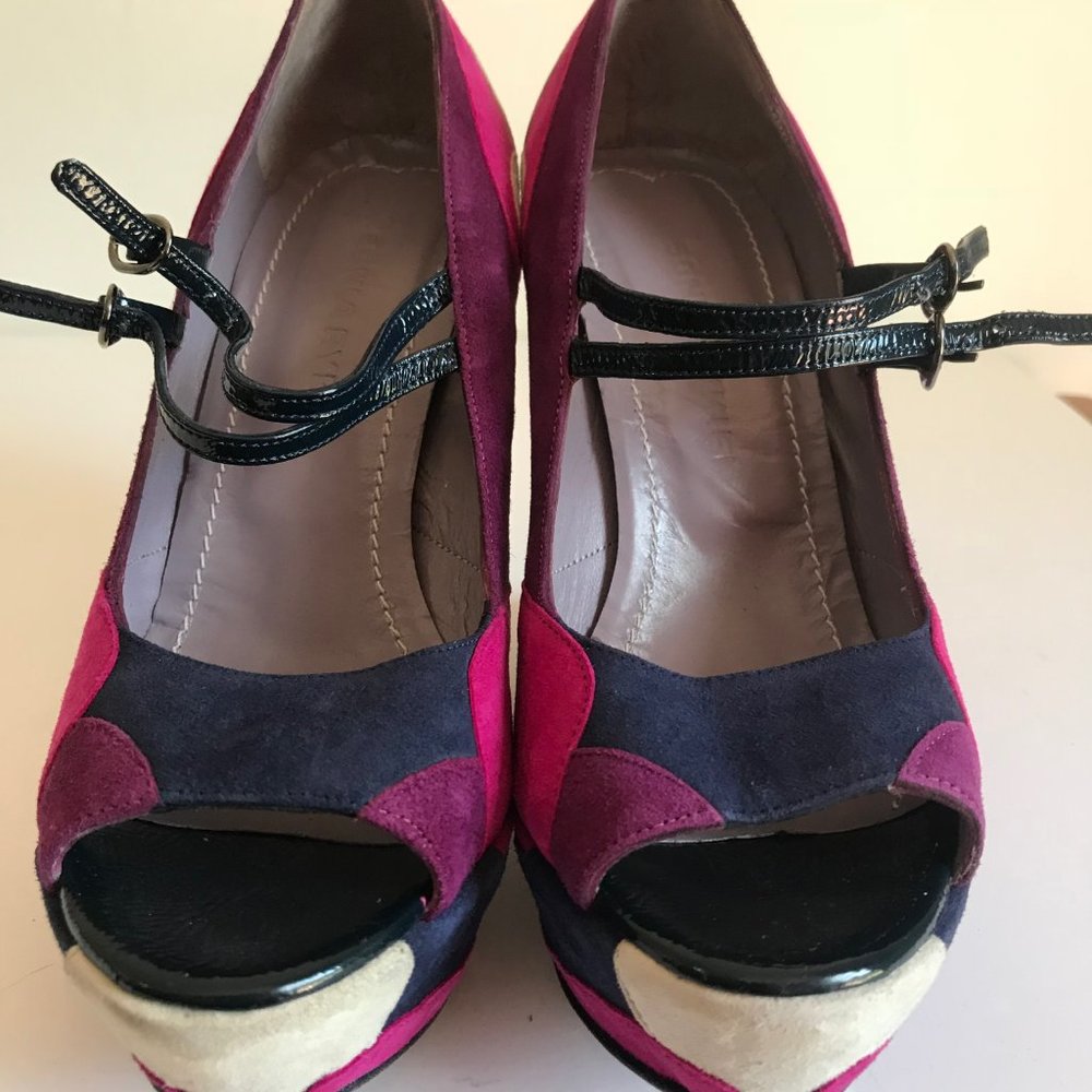 Sonia Rykiel Patchwork Suede Platform Eu Size 36 - image 6